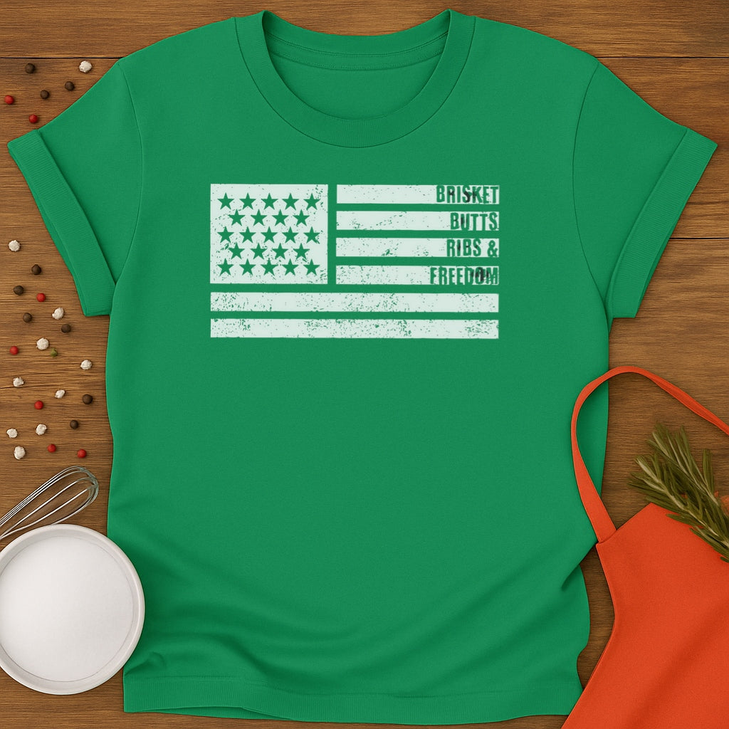 Flag - Briskets, Butts, Ribs, and Freedom
