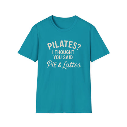 Pilates? Pie and Lattes T-shirt