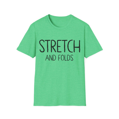 Stretch and Folds T-shirt Text