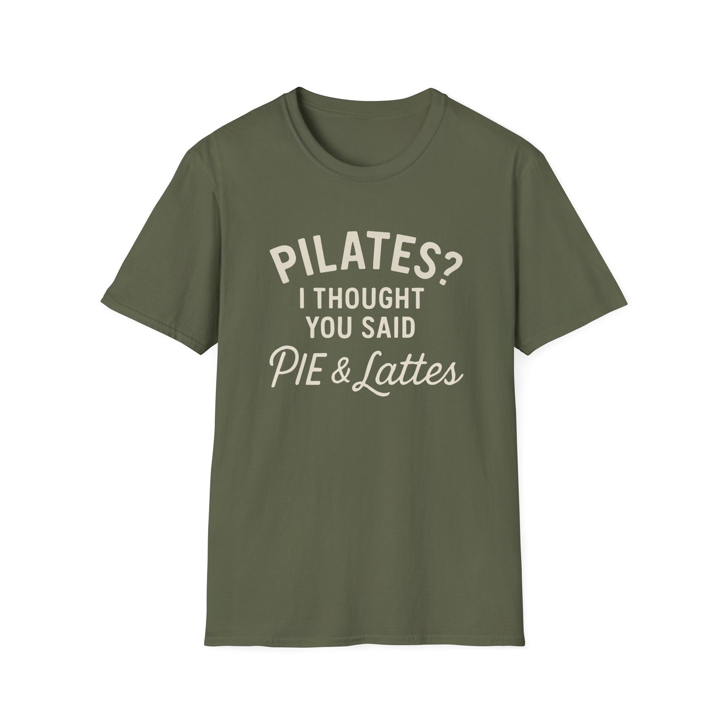 Pilates? Pie and Lattes T-shirt