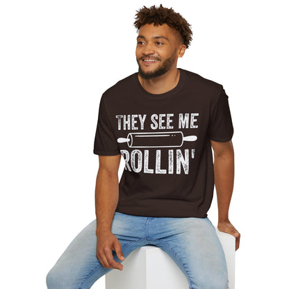 They See Me Rollin' T-shirt