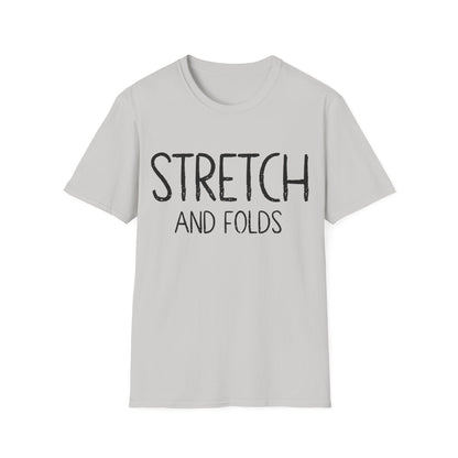 Stretch and Folds T-shirt Text