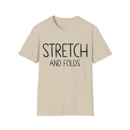 Stretch and Folds T-shirt Text