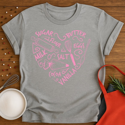 Baking Heart T-shirt