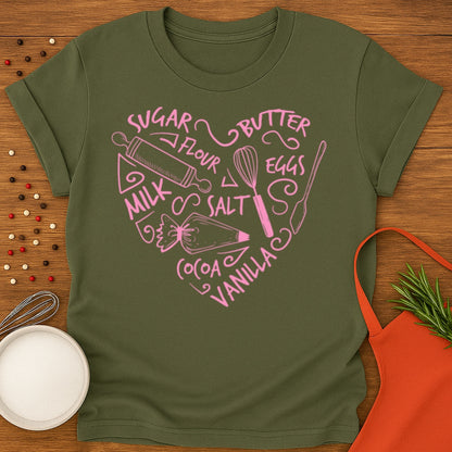 Baking Heart T-shirt