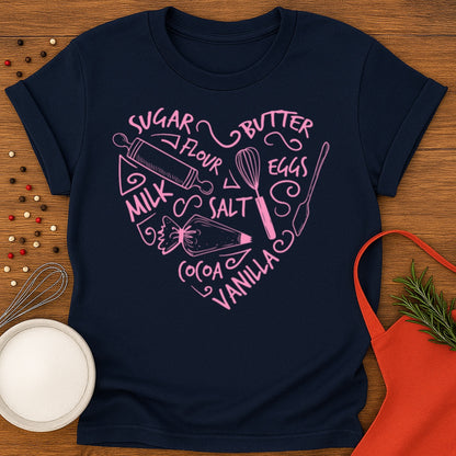 Baking Heart T-shirt