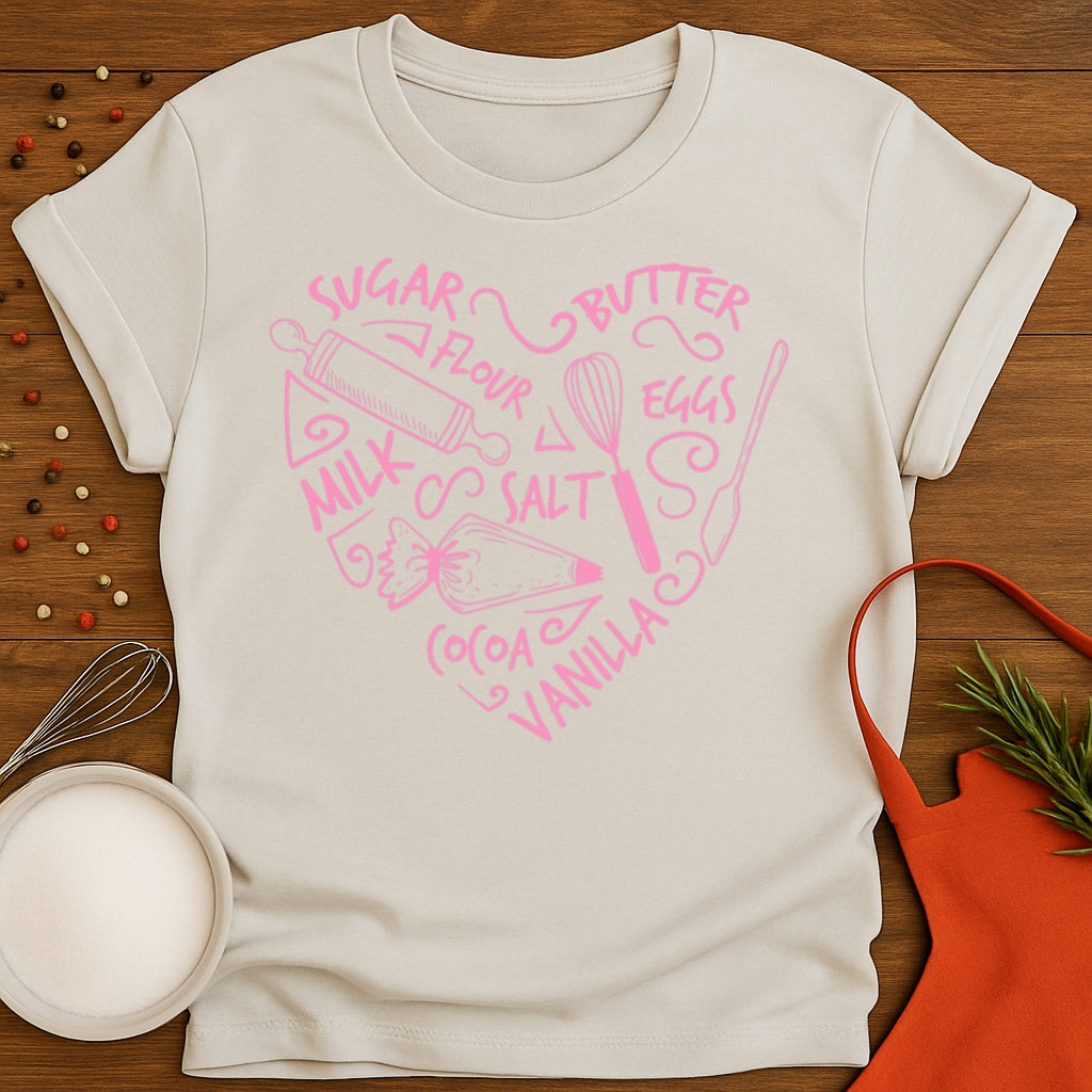 Baking Heart T-shirt
