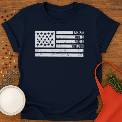 Flag - Briskets, Butts, Ribs, and Freedom