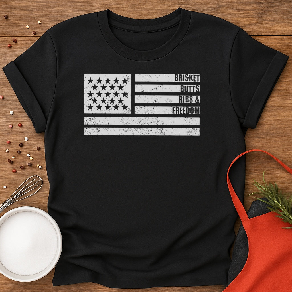 Flag - Briskets, Butts, Ribs, and Freedom